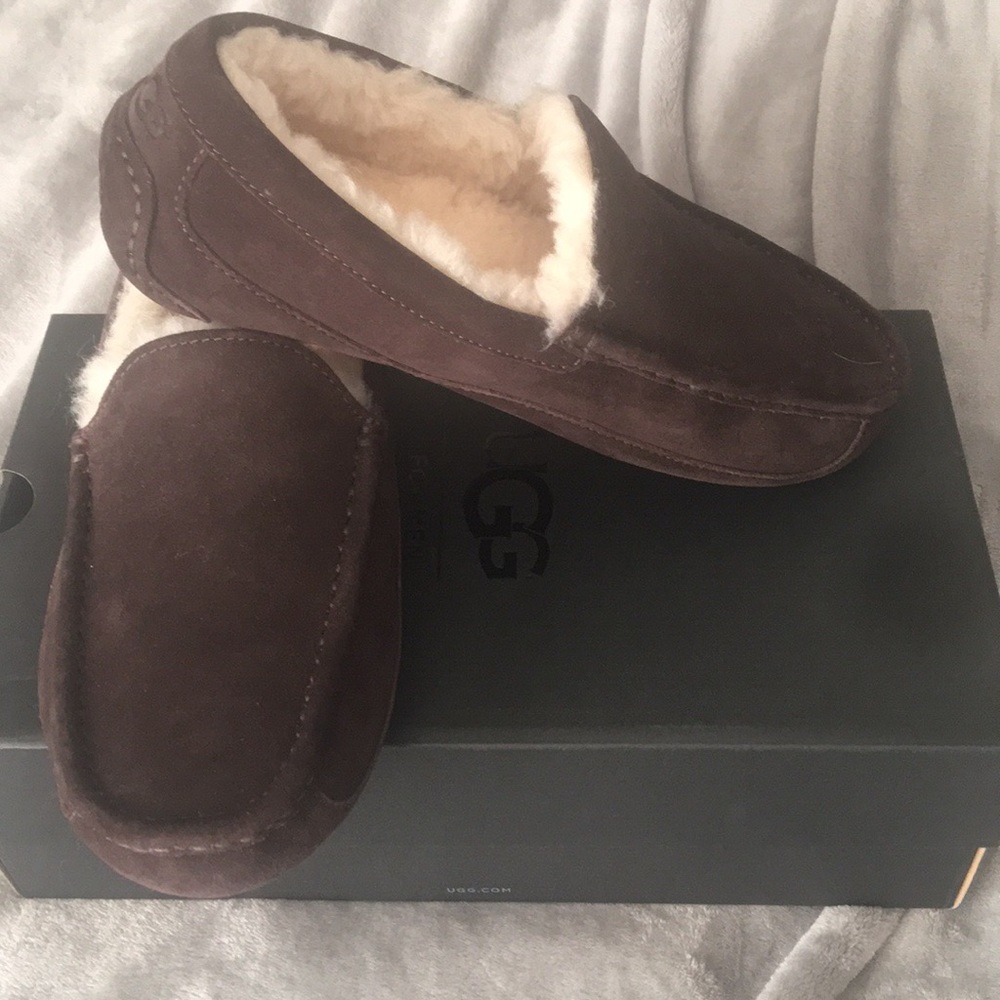 NWOB UGG MENS ASCOT SLIPPER